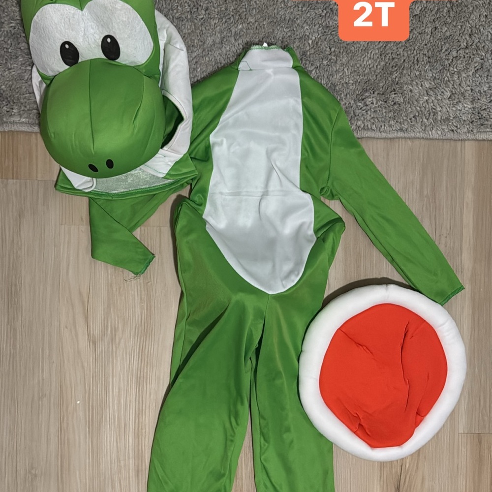 Yoshi toddler Halloween costume